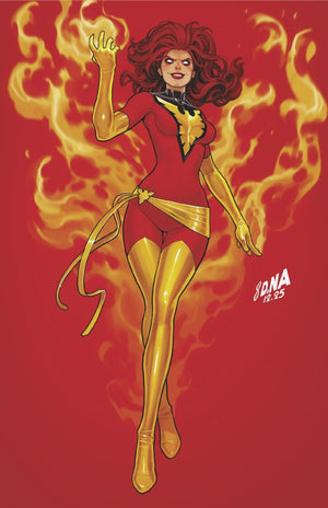 X-MEN #25 (2026) DAVID NAKAYAMA COLOR BLOCK RED VIRGIN INC 1:50 VARIANT