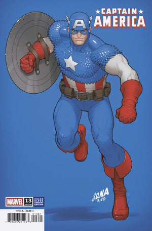 CAPTAIN AMERICA #13 (2026) DAVID NAKAYAMA COLOR BLOCK BLUE VARIANT [ARM]