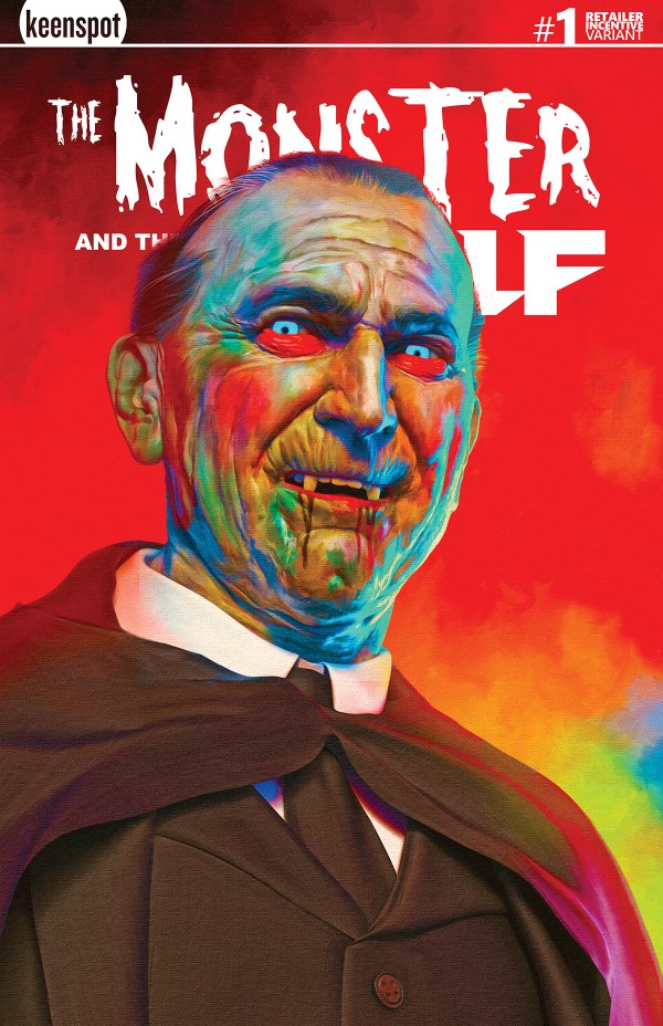 MARK SPEARS MONSTERS THE MONSTER & THE WOLF #1 CVR D INC 1:1000 MARK SPEARS METAL VAR