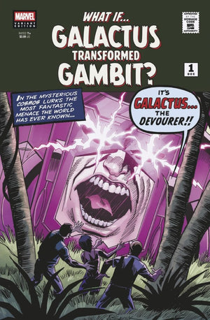 WHAT IF...? GALACTUS: GALACTUS TRANSFORMED GAMBIT? #1 ALEX SAVIUK SCI-FI HOMAGE VARIANT