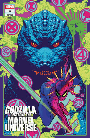 GODZILLA DESTROYS THE MARVEL UNIVERSE #4 ACO VARIANT