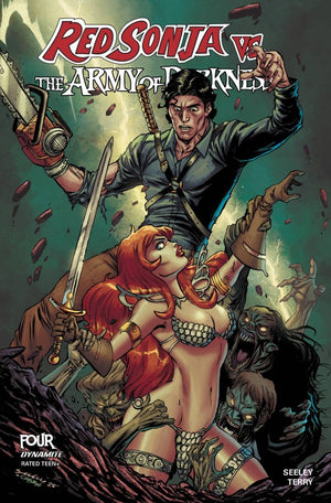 RED SONJA VS ARMY OF DARKNESS #4 CVR B TIM SEELEY VAR