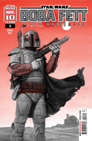 STAR WARS: BOBA FETT - BLACK  WHITE & RED #3