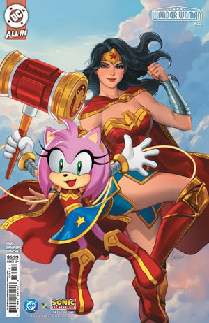 WONDER WOMAN #33 (2026) CVR E LESLEY LEIRIX LI DC X SONIC CARD STOCK VAR