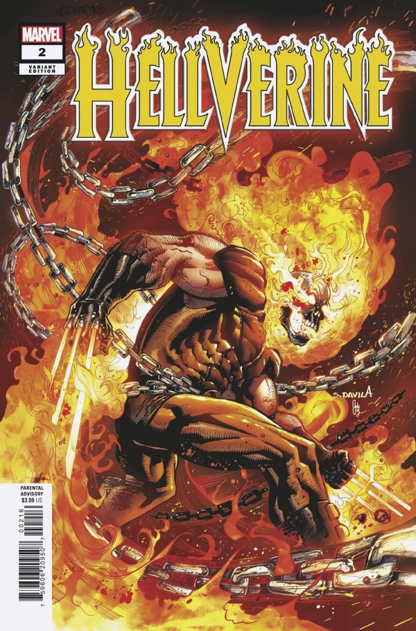 HELLVERINE #2 SERGIO DAVILA VARIANT 1:25