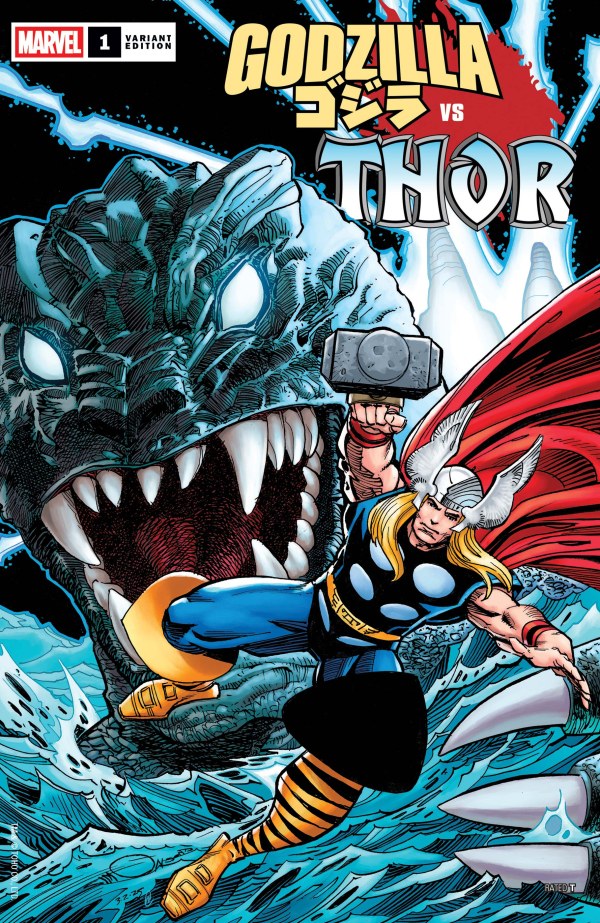 GODZILLA VS. THOR #1 WALTER SIMONSON VARIANT