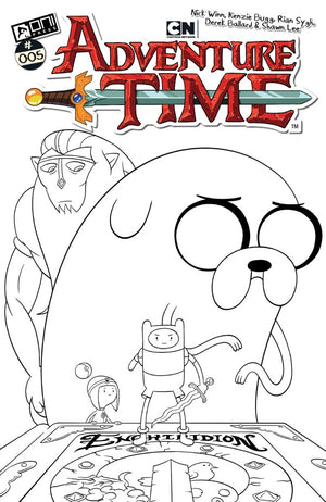 ADVENTURE TIME (2025) #5 CVR F INC 1:50 NICK WINN B&W VAR