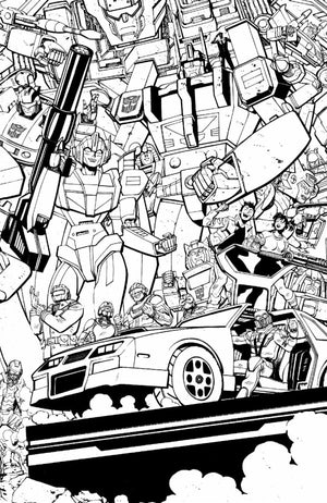 M.A.S.K. #1 (2026) CVR F TOM REILLY ENERGON UNIVERSE THIRD ANNIVERSARY B&W CONNECTING VAR