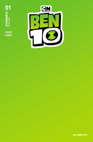 BEN 10 #1 (2026) CVR R GREEN BLANK AUTHENTIX VAR