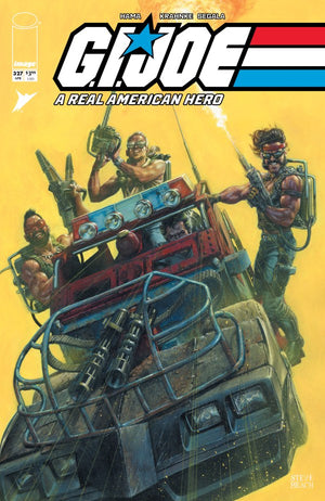 GI JOE A REAL AMERICAN HERO #327 CVR C INC 1:10 STEVE BEACH GEARS OF JOE VAR