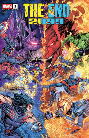 THE END 2099 #1 KEN LASHLEY BATTLE VARIANT