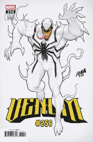 VENOM #256 (2026) DAVID NAKAYAMA COLOR BLOCK WHITE VARIANT [DS]