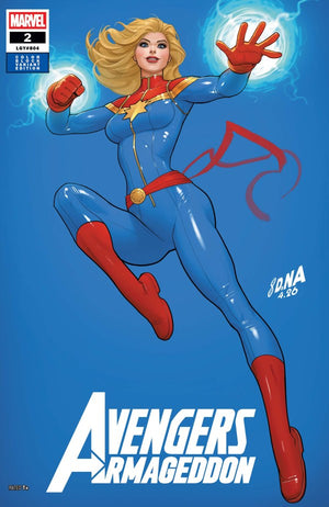 AVENGERS: ARMAGEDDON #2 DAVID NAKAYAMA COLOR BLOCK BLUE VARIANT