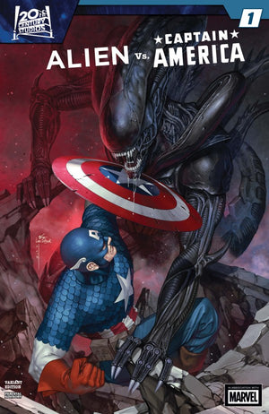 ALIEN VS. CAPTAIN AMERICA #1 INHYUK LEE VARIANT