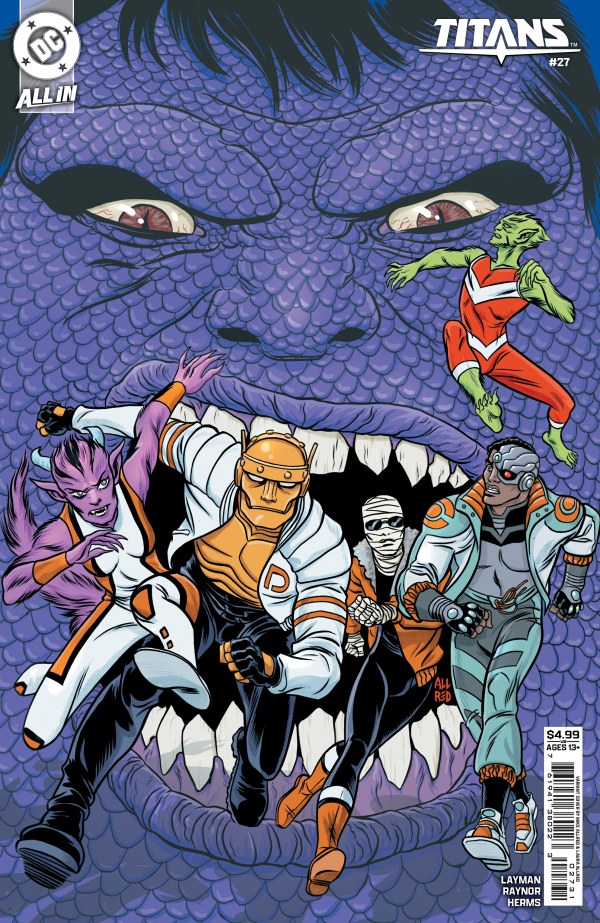 TITANS #27 (2025) CVR C MICHAEL ALLRED CARD STOCK VAR