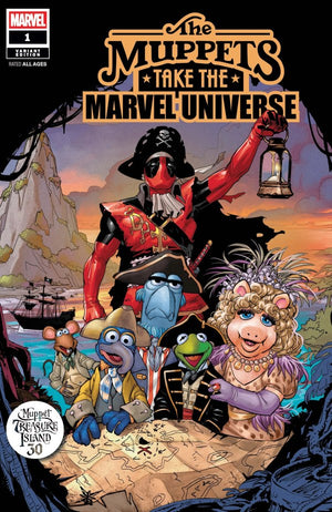 MUPPETS TAKE THE MARVEL UNIVERSE #1 MATTEO LOLLI MUPPET TREASURE ISLAND 30TH ANNIVERSARY VARIANT
