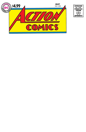 ACTION COMICS #252 FACSIMILE EDITION CVR C BLANK VAR