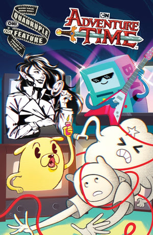 ADVENTURE TIME QUADRUPLE FEATURE #1 (OF 4) CVR E INC 1:20 JAKI KING VAR