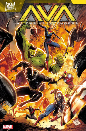 ALIENS VS. AVENGERS #1 TONY DANIEL VARIANT