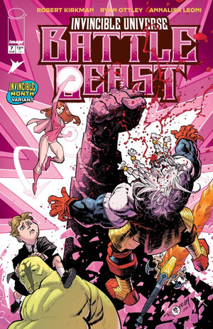 INVINCIBLE UNIVERSE BATTLE BEAST #7 CVR H RYAN OTTLEY & ANNALISA LEONI INVINCIBLE TEAM UP VAR