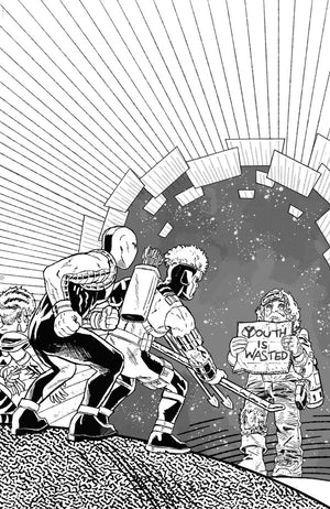 ASSORTED CRISIS EVENTS #6 CVR D ERIC ZAWADZKI YOUNGBLOOD TEAM UP B&W VIRGIN VAR (MR)