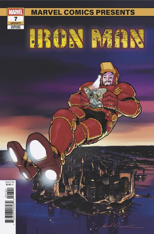 IRON MAN #7 (2025) DAVID LOPEZ MARVEL COMICS PRESENTS VARIANT [DOOM]