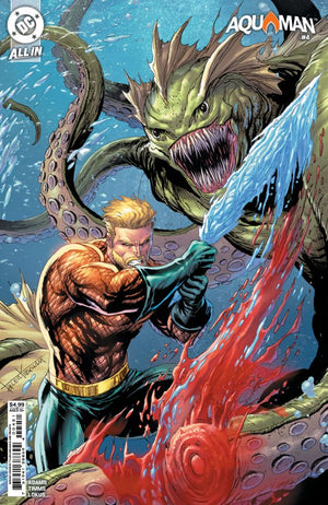 AQUAMAN #4 (2025) CVR D TYLER KIRKHAM CARD STOCK VAR