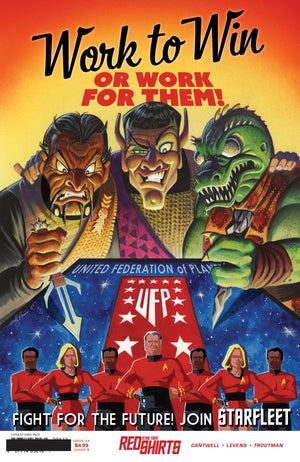 Star Trek: Red Shirts #4 Variant B (Price Federation Recruitment)