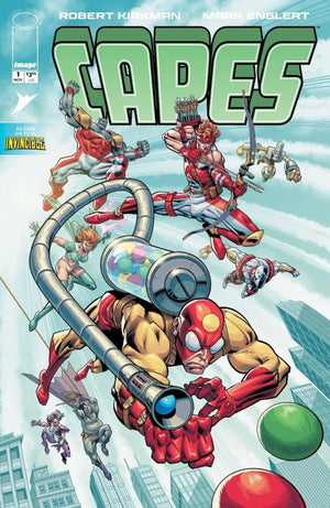 INVINCIBLE UNIVERSE CAPES #1 CVR G MARK ENGLERT YOUNGBLOOD TEAM UP VAR
