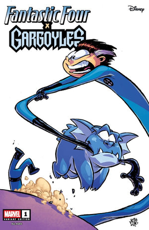 FANTASTIC FOUR/GARGOYLES #1 SKOTTIE YOUNG VARIANT
