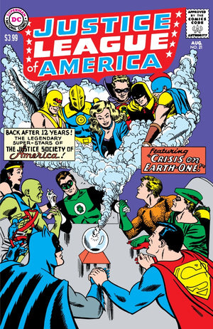 JUSTICE LEAGUE OF AMERICA #21 FACSIMILE EDITION CVR A MIKE SEKOWSKY