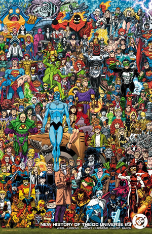 NEW HISTORY OF THE DC UNIVERSE #3 (OF 4) CVR D SCOTT KOBLISH LEGACY WRAPAROUND CARD STOCK VAR