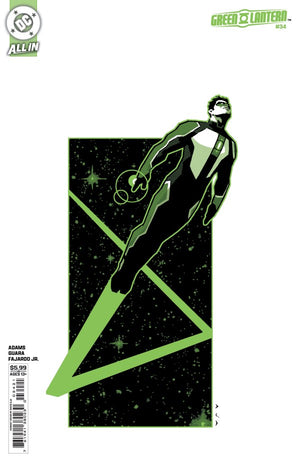 GREEN LANTERN #34 (2026) CVR B DAVID AJA CARD STOCK VAR
