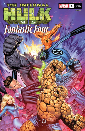 INFERNAL HULK VS. FANTASTIC FOUR #1 GREG LAND INC 1:25 VARIANT