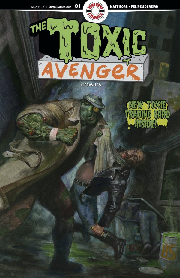 TOXIC AVENGER COMICS #2 CVR D FRED HARPER EXCLUSIVE TRADING CARD* BY MATT BORS VAR (MR)