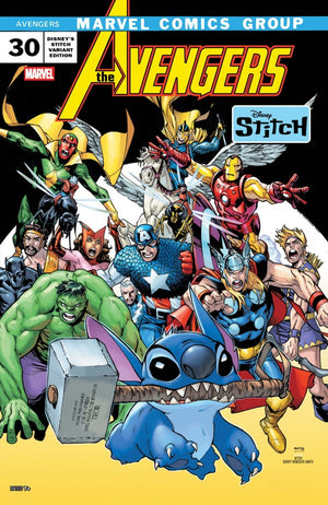 AVENGERS #30 (2025) HUMBERTO RAMOS DISNEY STITCH VARIANT