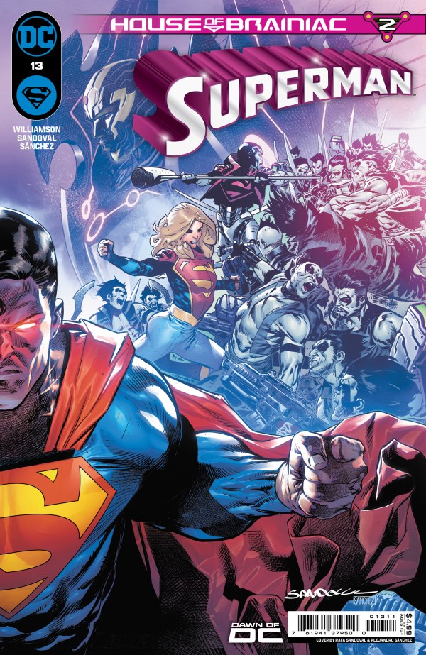 SUPERMAN #13 (2024) CVR A RAFA SANDOVAL CONNECTING (HOUSE OF BRAINIAC)