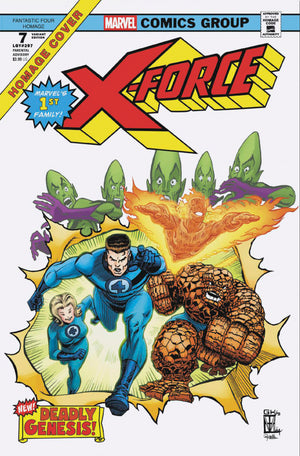 X-FORCE #7 (2025) TREVOR VON EEDEN FANTASTIC FOUR HOMAGE VARIANT