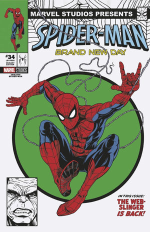 AMAZING SPIDER-MAN #34 (2026) ADAM STAFFORD SPIDER-MAN: BRAND NEW DAY MARVEL STUDIOS VARIANT