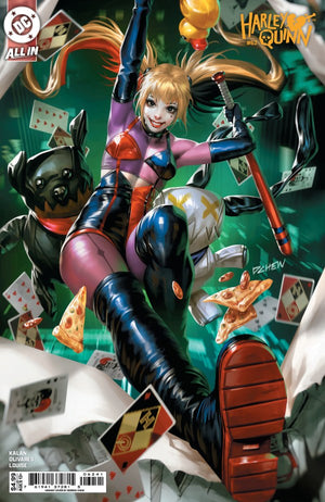 HARLEY QUINN #62 CVR D DERRICK CHEW CARD STOCK VAR