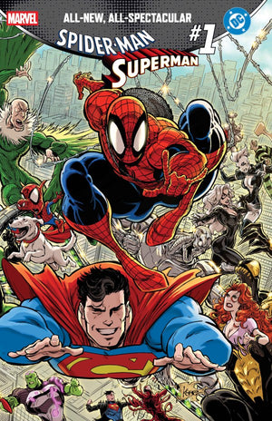 MARVEL/DC: SPIDER-MAN/SUPERMAN #1 KAARE ANDREWS WRAPAROUND VARIANT