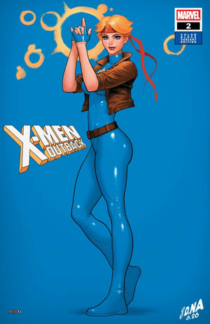 X-MEN: OUTBACK #2 DAVID NAKAYAMA COLOR BLOCK BLUE VARIANT
