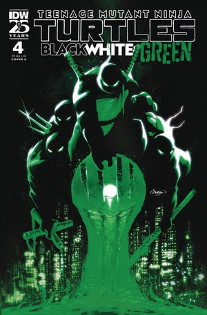 Teenage Mutant Ninja Turtles: Black  White, and Green #4 Cover A (Gleason)