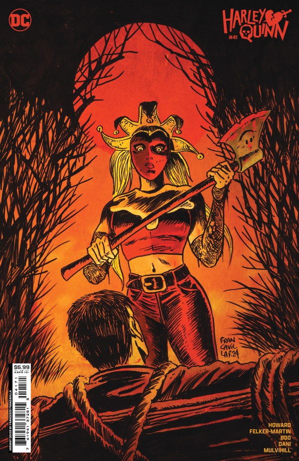 HARLEY QUINN #41 (2024) CVR C FRANCESCO FRANCAVILLA CARD STOCK VAR