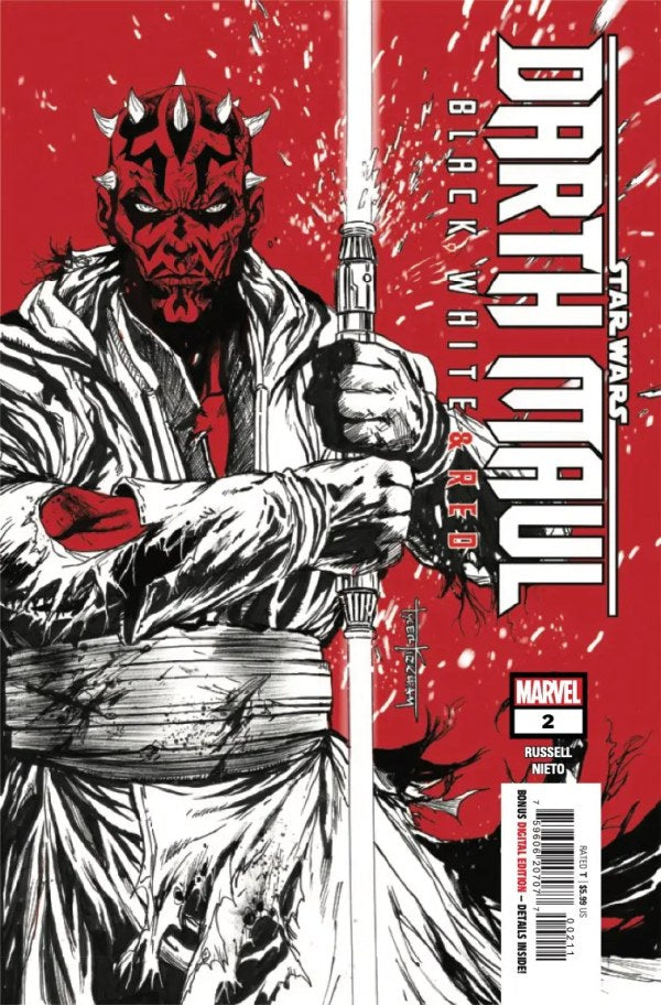 STAR WARS: DARTH MAUL - BLACK  WHITE & RED #2