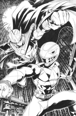 Mighty Morphin Power Rangers/Teenage Mutant Ninja Turtles III #2 E 1:10 INCV (Full Art  Zonno)