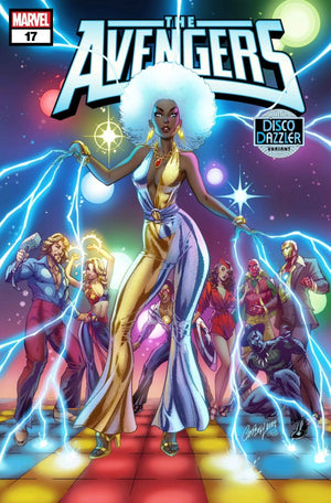 AVENGERS #17 (2024) J. SCOTT CAMPBELL DISCO DAZZLER VARIANT [DPWX]