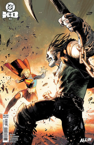 DC K.O. #4 (OF 5) CVR D RAFAEL ALBUQUERQUE CARD STOCK VAR