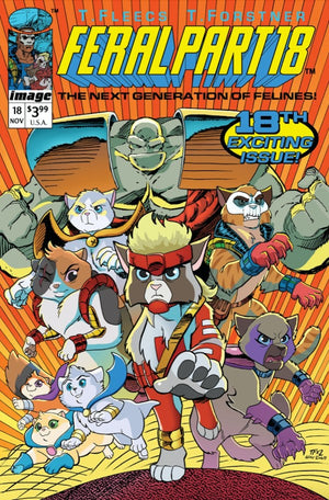 FERAL #18 CVR D TONY FLEECS & TRISH FORSTNER YOUNGBLOOD TEAM UP VAR