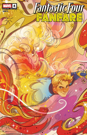 FANTASTIC FOUR FANFARE #4 NICOLETTA BALDARI 4-PART CONNECTING VARIANT